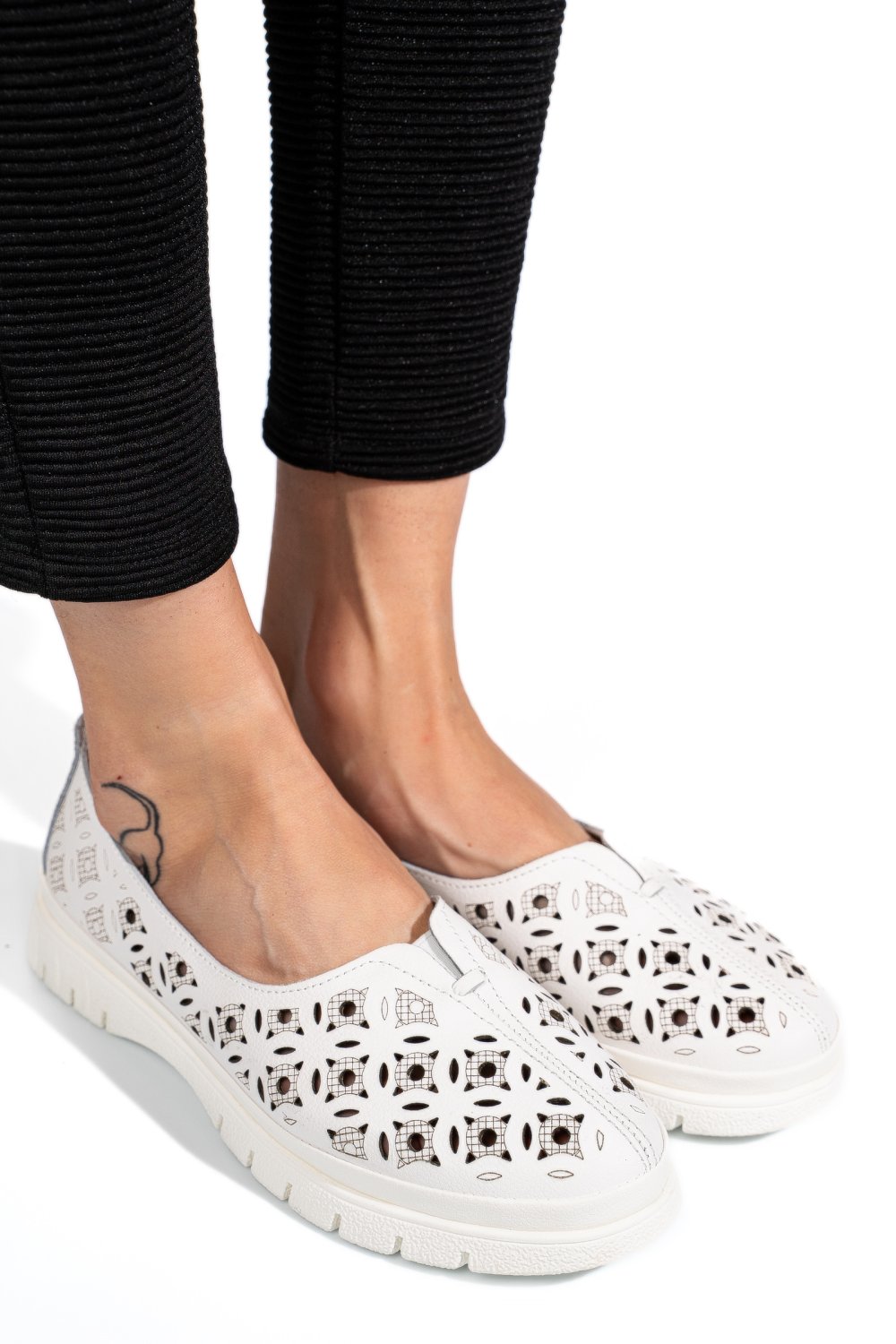 ESPADRILE ALBE PIELE NATURALA JSPY3960