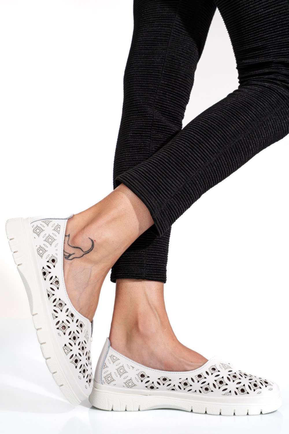ESPADRILE ALBE PIELE NATURALA JSPY3960