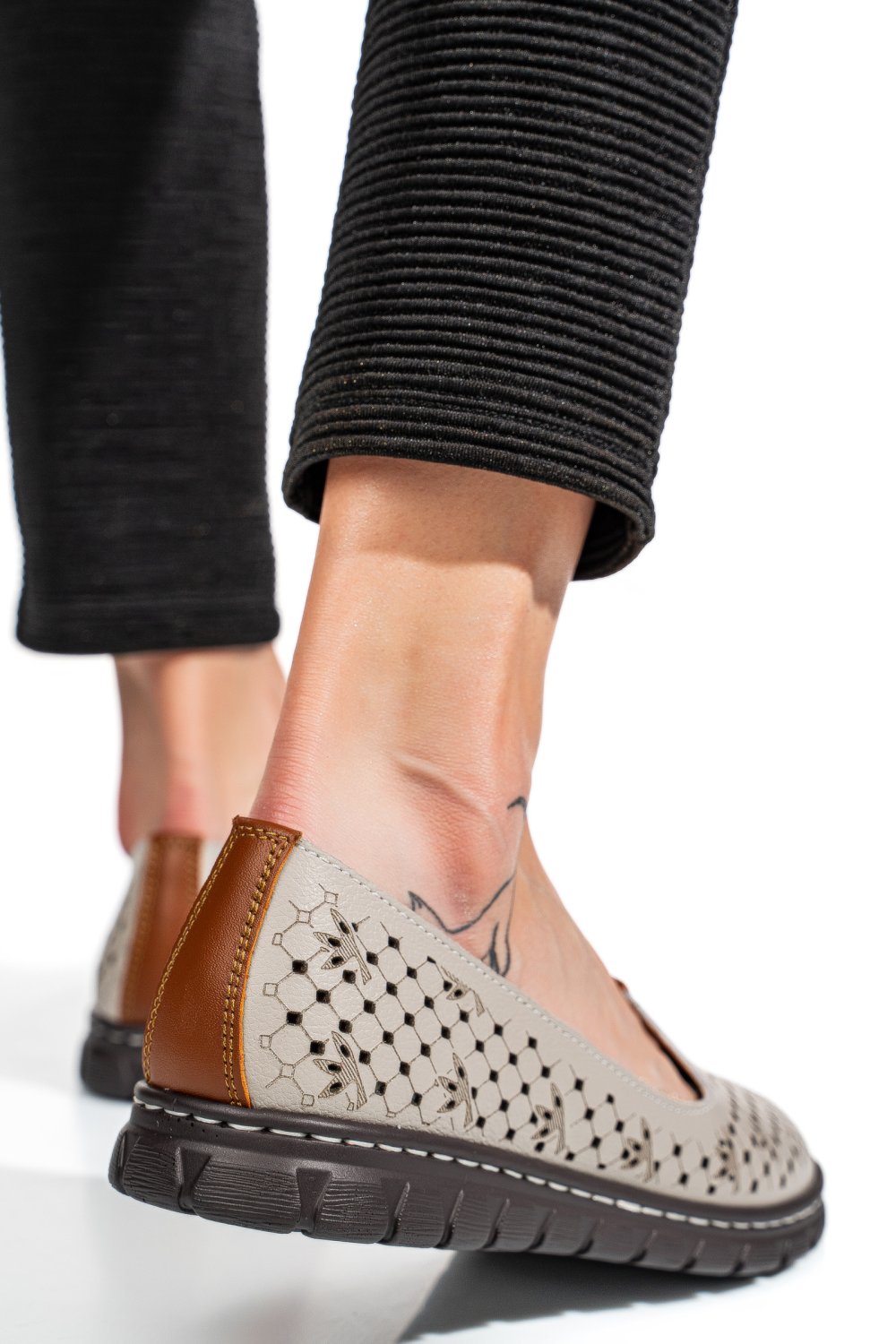 ESPADRILE LIGHT GREY PIELE NATURALA JSPY2602