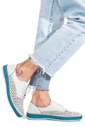 PANTOFI ALBI PIELE NATURALA 1PC333