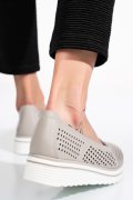 ESPADRILE GRI PIELE NATURALA PSPL2033
