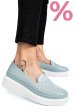 Mocasini bleumarin piele naturala jspy3872
