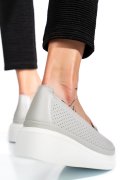 MOCASINI GRI PIELE NATURALA JSPY3872