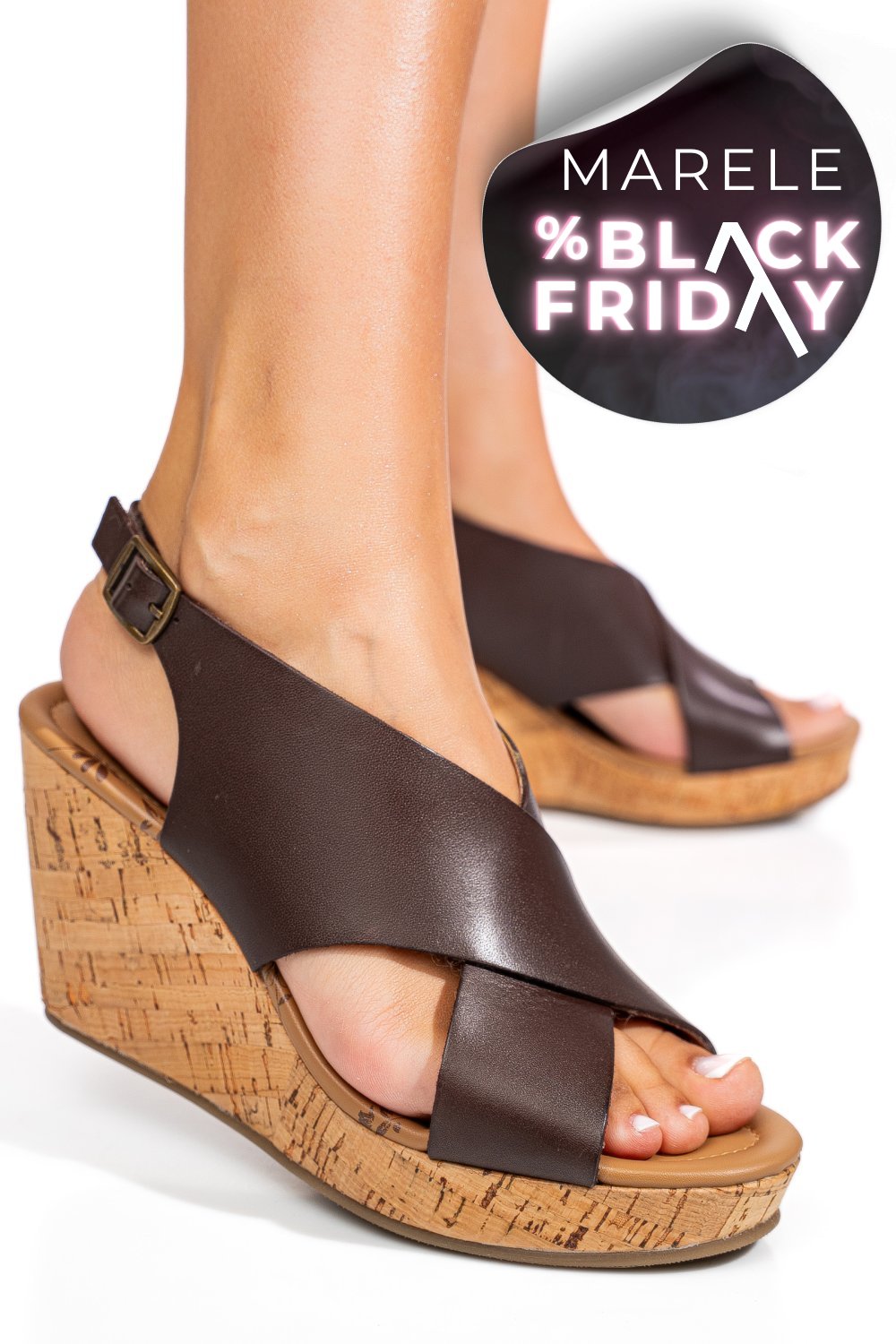 SANDALE MARO PIELE NATURALA TS77P01C65