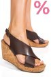 Sandale maro piele naturala ts77p01c65