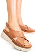 Sandale maro piele naturala 1s777986
