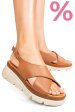 Sandale maro piele naturala 1s777986