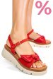 Sandale rosii piele naturala 1s778334