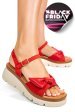Sandale rosii piele naturala 1s778334