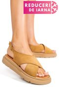 SANDALE MARO PIELE NATURALA INTOARSA 1S777986-KA