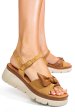 Sandale maro piele naturala 1s778234