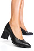 PANTOFI NEGRI PIELE NATURALA 5S77003-A