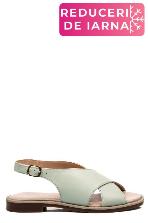 Sandale olive piele naturala 1573802