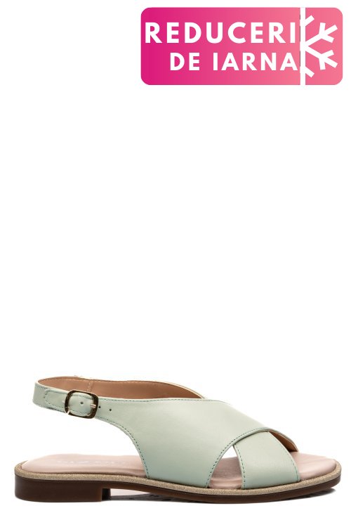 Sandale olive piele naturala 1573802