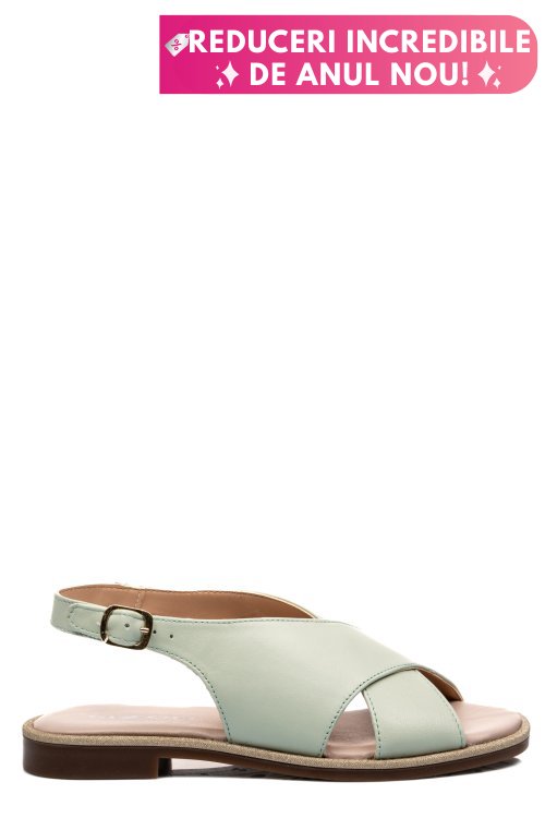 Sandale olive piele naturala 1573802