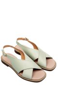 SANDALE OLIVE PIELE NATURALA 1573802