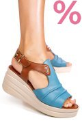 SANDALE MARO BLEU PIELE NATURALA 4S77147