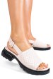 Sandale roz piele naturala fsp001802