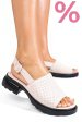 Sandale roz piele naturala fsp001802