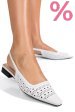 Sandale albe piele naturala sspn4010