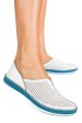 Pantofi sport albi piele naturala 1pc323