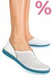 Pantofi sport albi piele naturala 1pc323