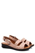 SANDALE ROZ PIELE NATURALA 3PC526
