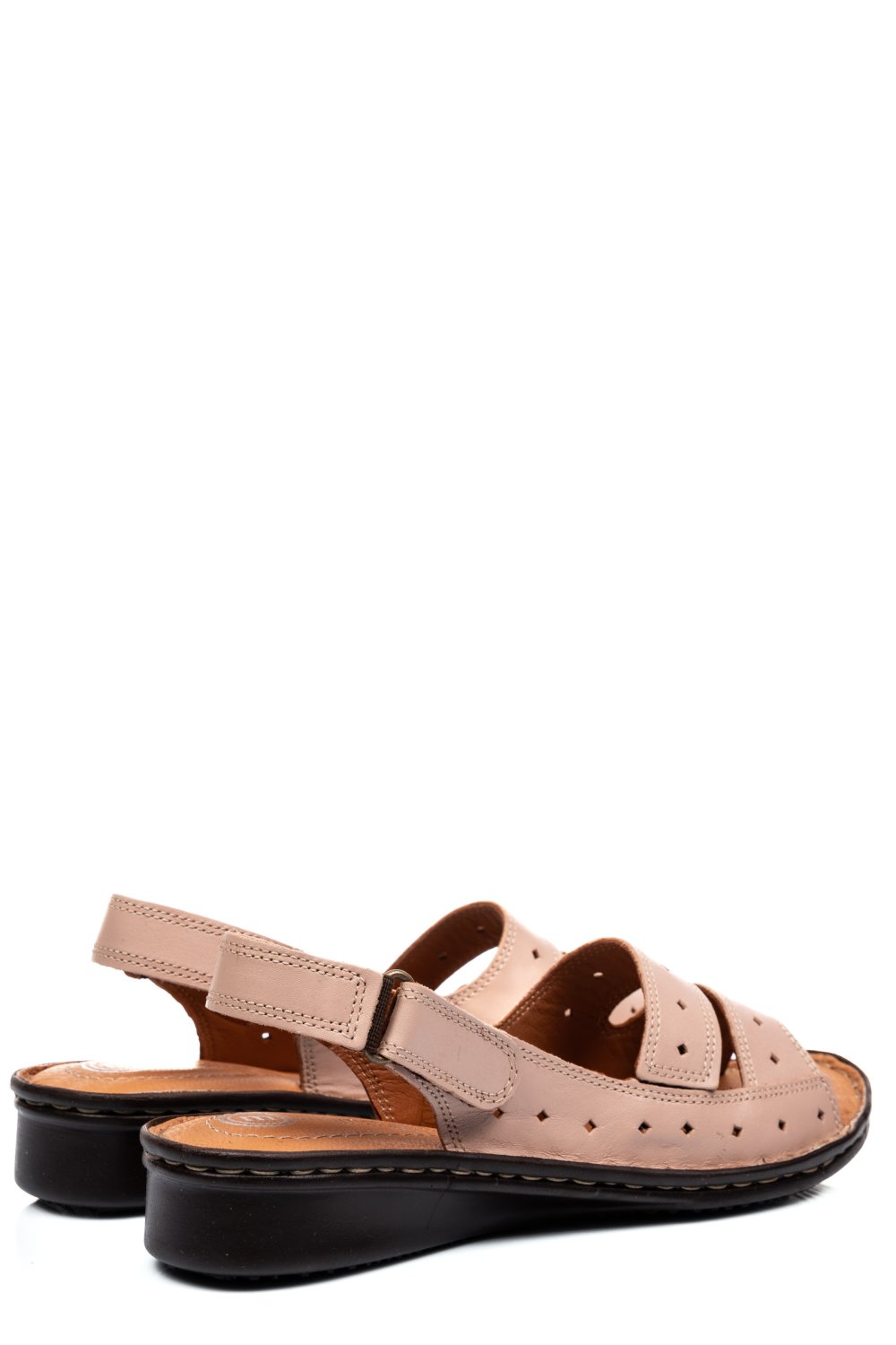 SANDALE ROZ PIELE NATURALA 3PC526