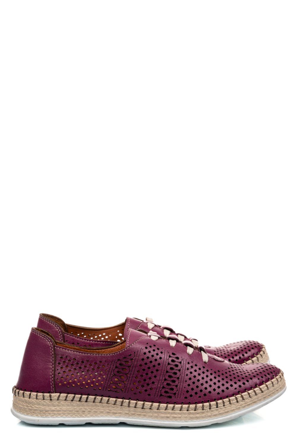 PANTOFI MOV PIELE NATURALA 1PC30