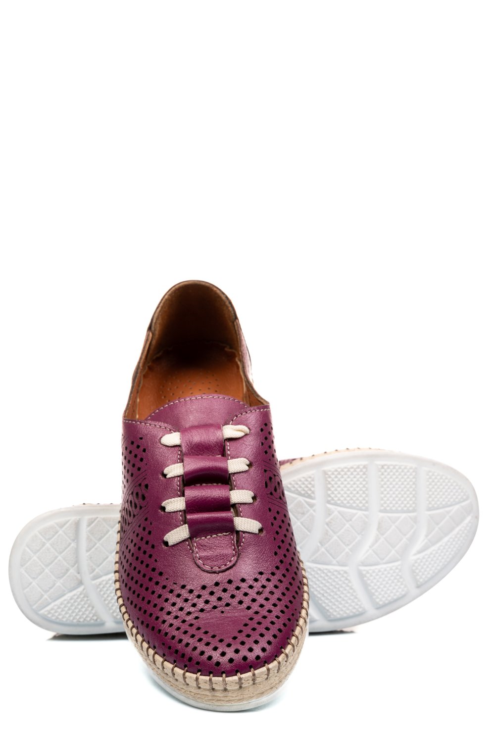 PANTOFI MOV PIELE NATURALA 1PC30