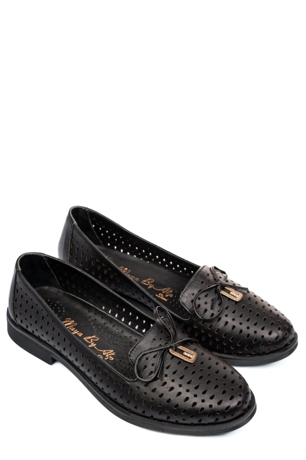 PANTOFI NEGRI PIELE NATURALA 1PC120