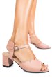 Sandale roz piele naturala 1s77582