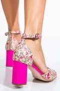 SANDALE FUCHSIA PIELE NATURALA 5S77925