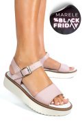 SANDALE ROZ PIELE NATURALA 6603661
