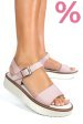 Sandale roz piele naturala 6603661