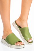 SANDALE GREEN PIELE NATURALA 1154304