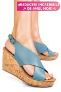 SANDALE ALBASTRE PIELE NATURALA TPS7701C425