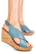 SANDALE ALBASTRE PIELE NATURALA TPS7701C425