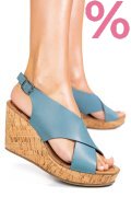 SANDALE ALBASTRE PIELE NATURALA TPS7701C425