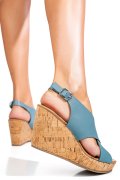 SANDALE ALBASTRE PIELE NATURALA TPS7701C425