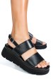 Sandale negre piele naturala 1s778362