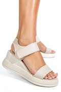 SANDALE BEIGE PIELE NATURALA TSP6024