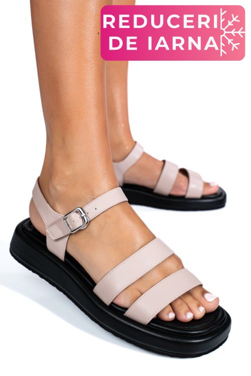 Sandale roz piele naturala tspn6512