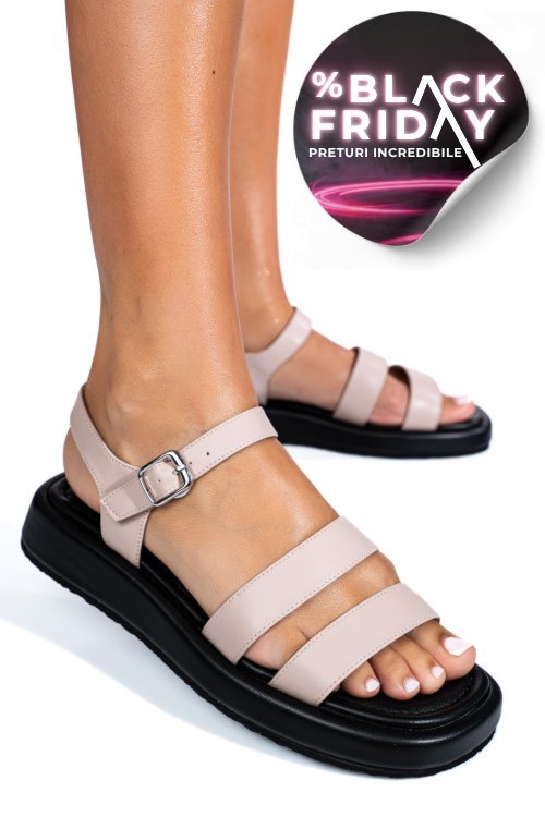 Sandale roz piele naturala tspn6512