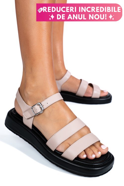 Sandale roz piele naturala tspn6512