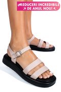 SANDALE ROZ PIELE NATURALA TSPN6512