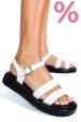 Sandale albe piele naturala tspn6512