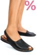 Sandale negre piele naturala 1pc06mam