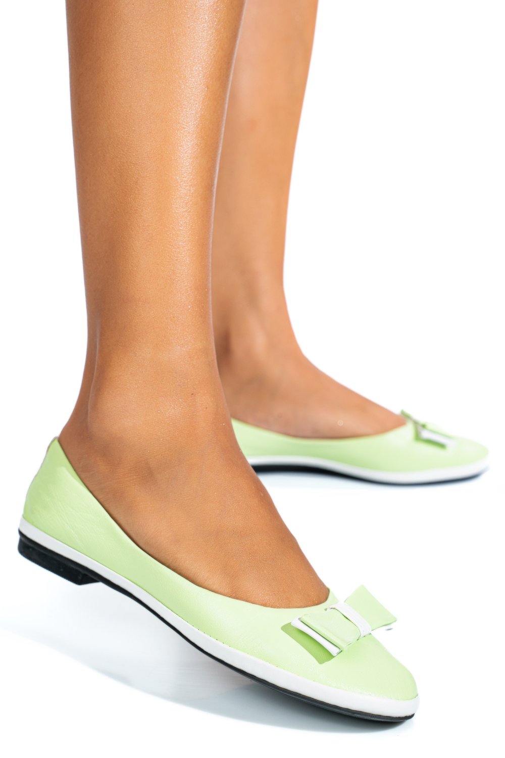 BALERINI VERZI PIELE NATURALA 319AKA