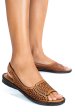 Sandale maro piele naturala 1pc414